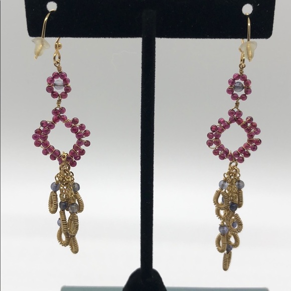 Dramatic drop earrings - Picture 5 of 6